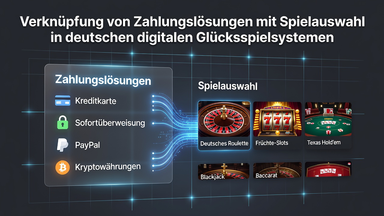 Zahlungsverknüpfungen mit Spielauswahl in digitalen Systemen