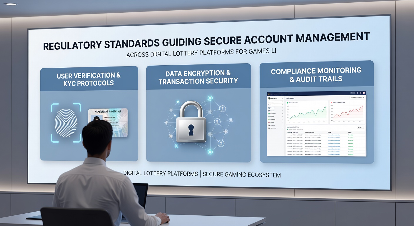Sichere Account-Verwaltung und regulatorische Kontrollen bei Online-Lotterien